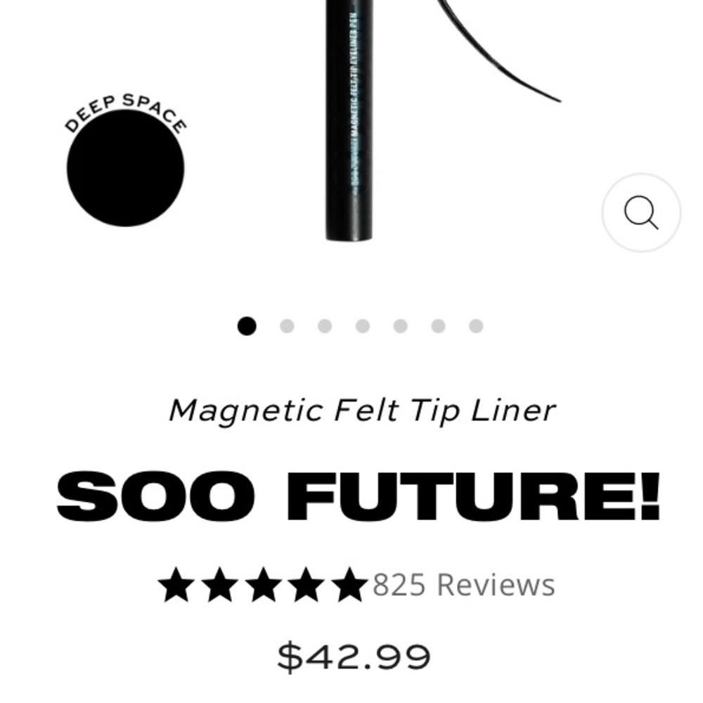 Magnetic felt tip liner